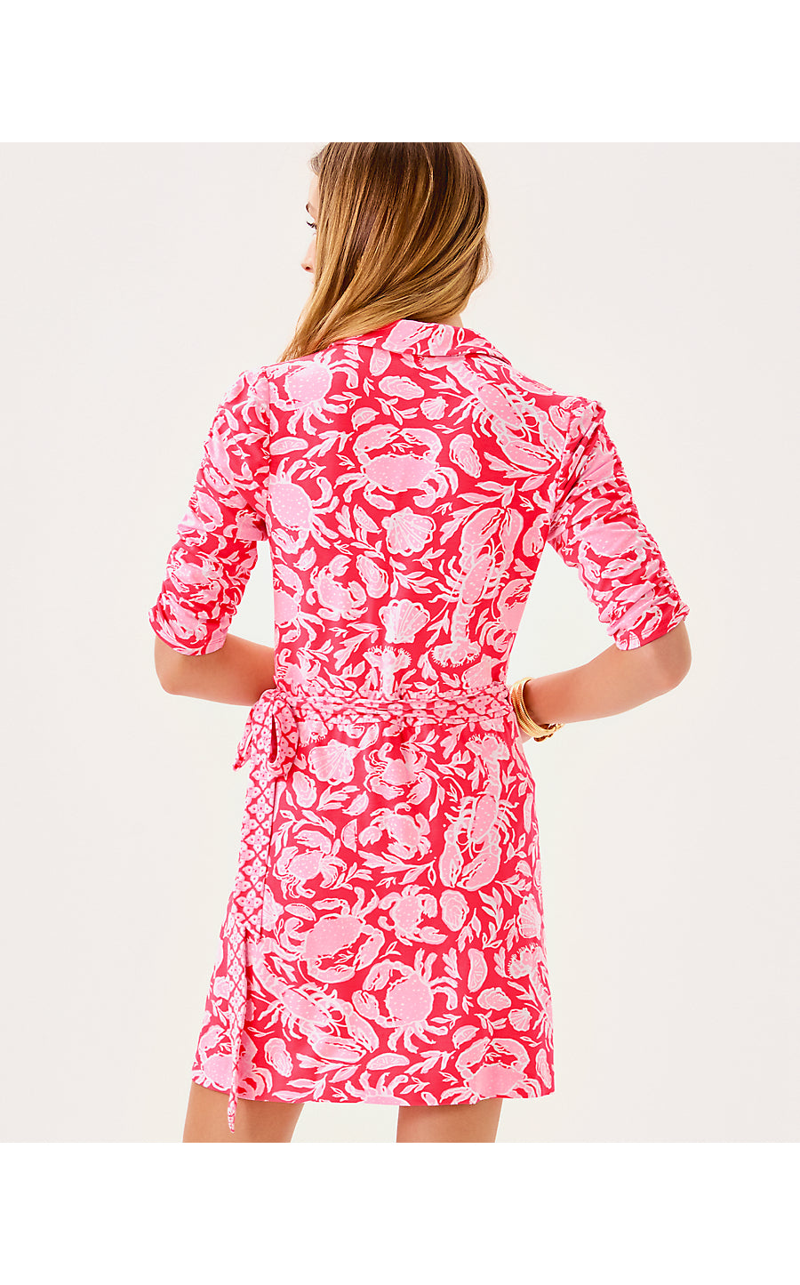 Ibby Romper - Cane Coral Crab Collab