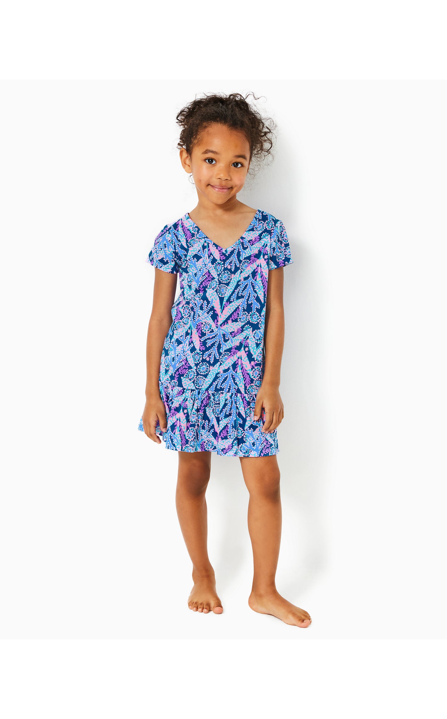 Mini Camilla Short Sleeve Dres - Star Gazing