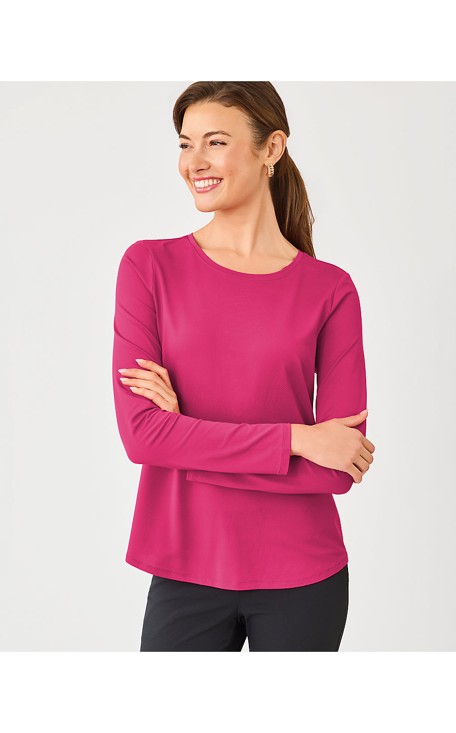 Westley Long Sleeve Tee - Berry Bouquet