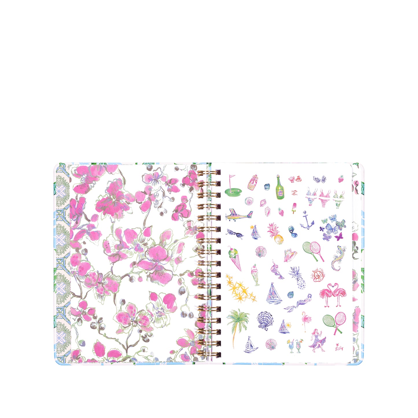 Large 12 Month Agenda, Swayin in the Breeze