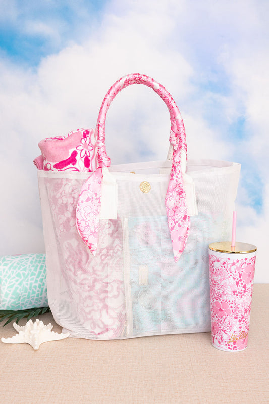 Beach Bag - Mesh Burst of Joy