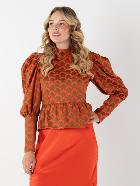 Zoe Top - Tangerine Mod