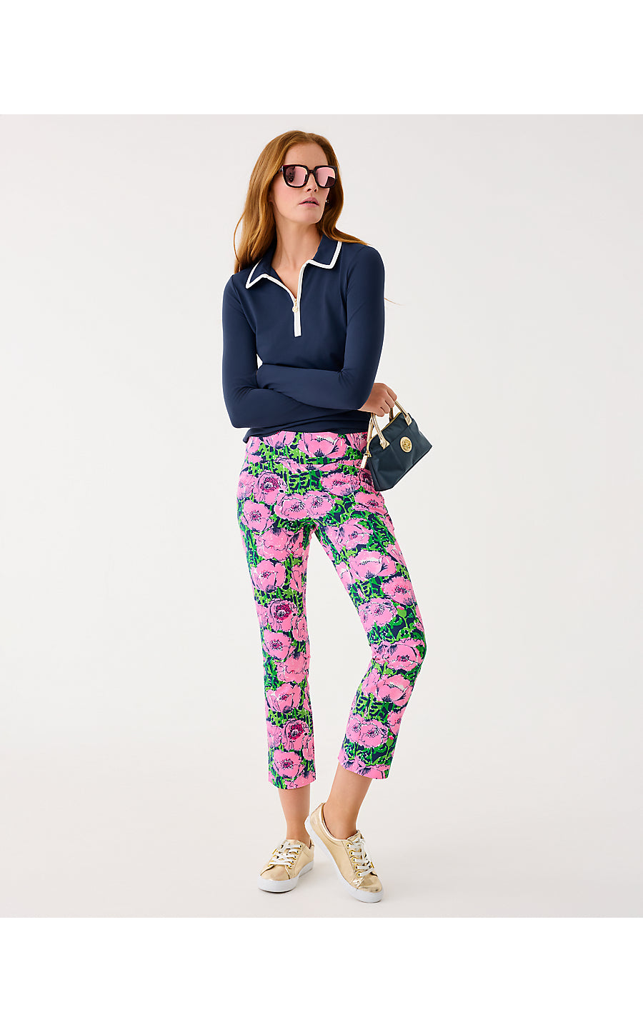 Corso Kick Flare Pant - Low Tide Navy - Florrie