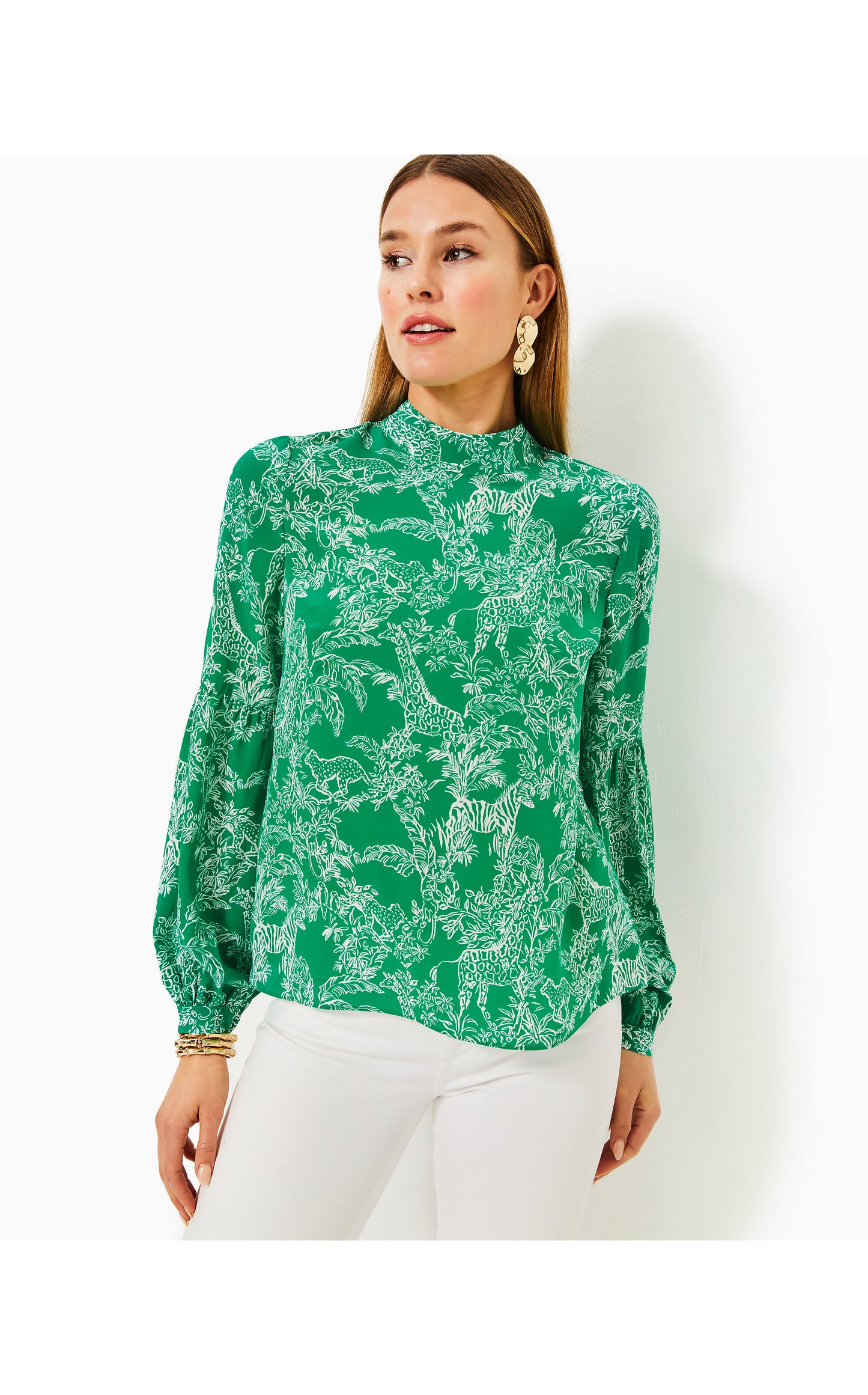 Witaker Silk Top - Safari Party