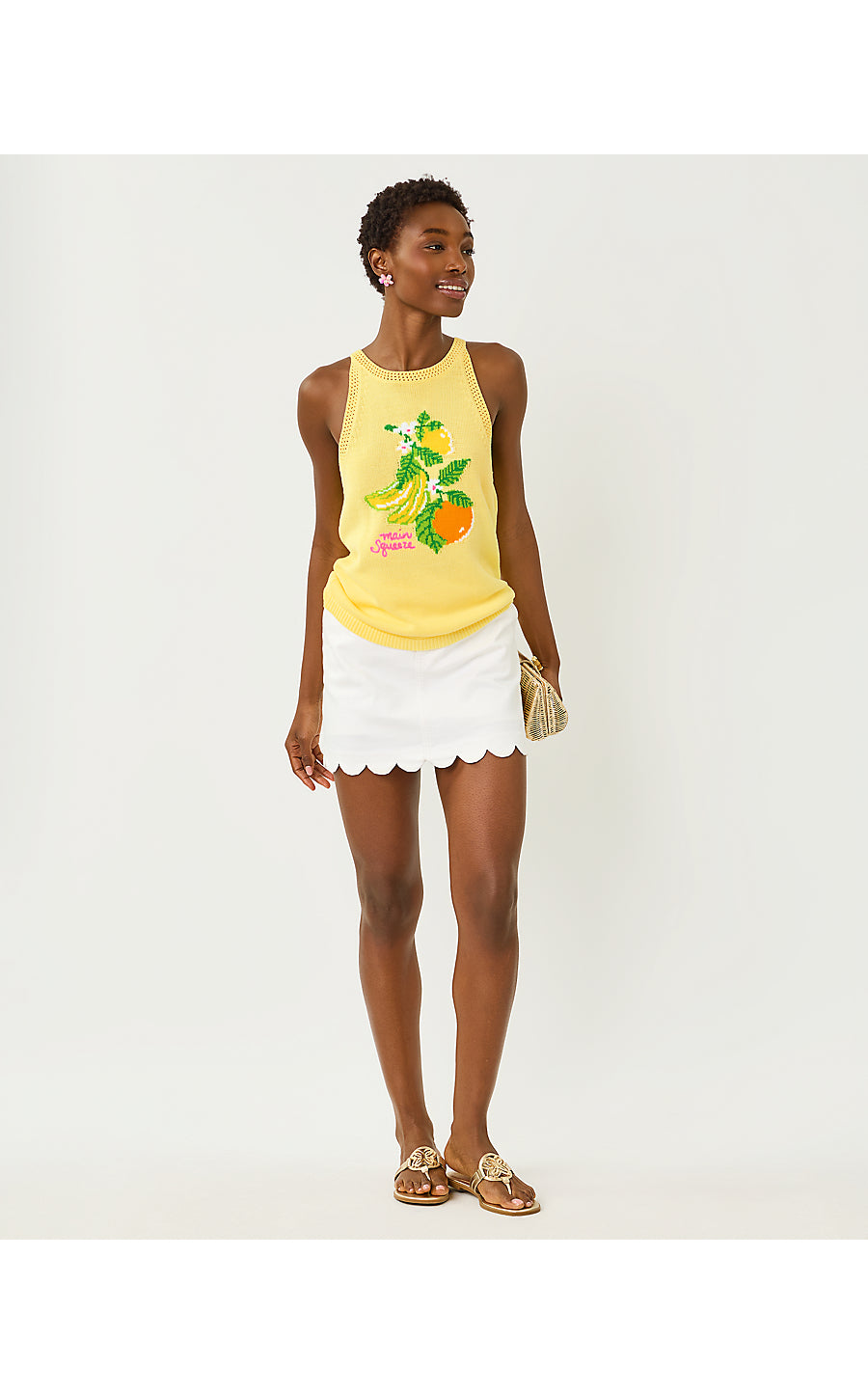 Emra Sweater Tank - Finch Yellow - Zesty