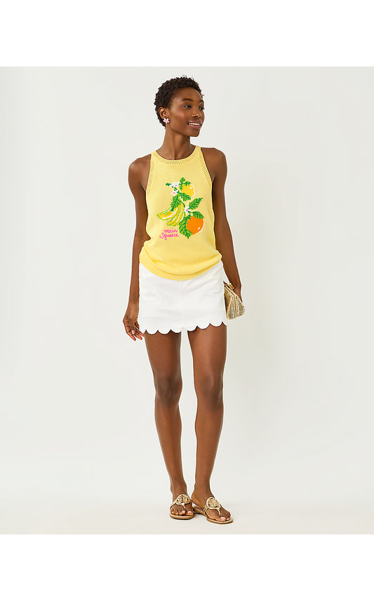 Emra Sweater Tank - Finch Yellow - Zesty