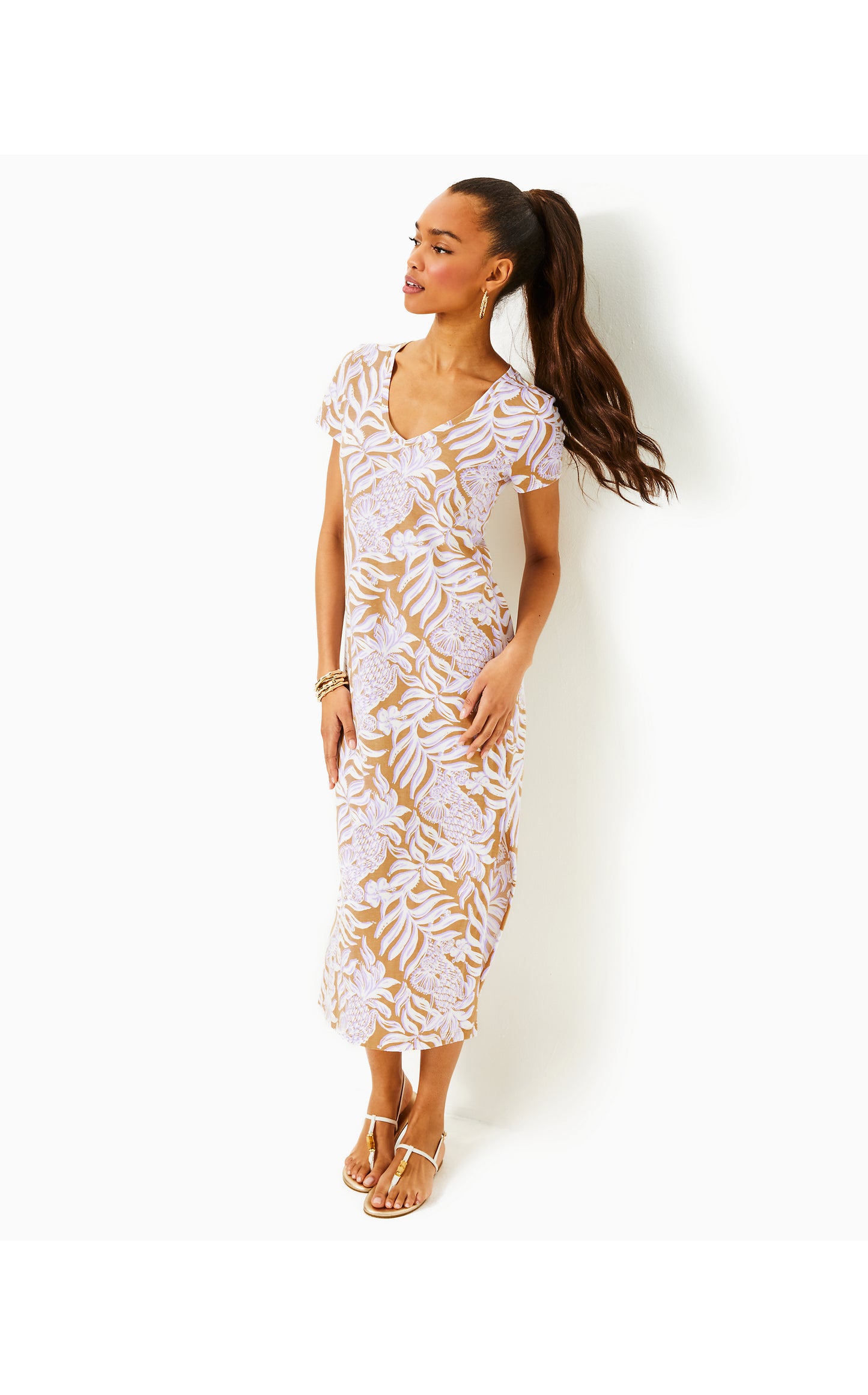 Etta Short Sleeve Maxi Dress - Bon Vivant