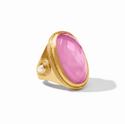 Cannes Statement Ring - Iridescent Tourmaline Pink
