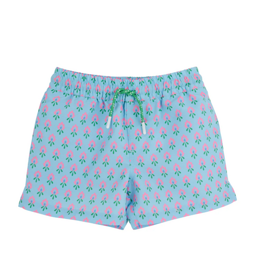 Tortola Swim Trunks - Holly Hills Hand Block