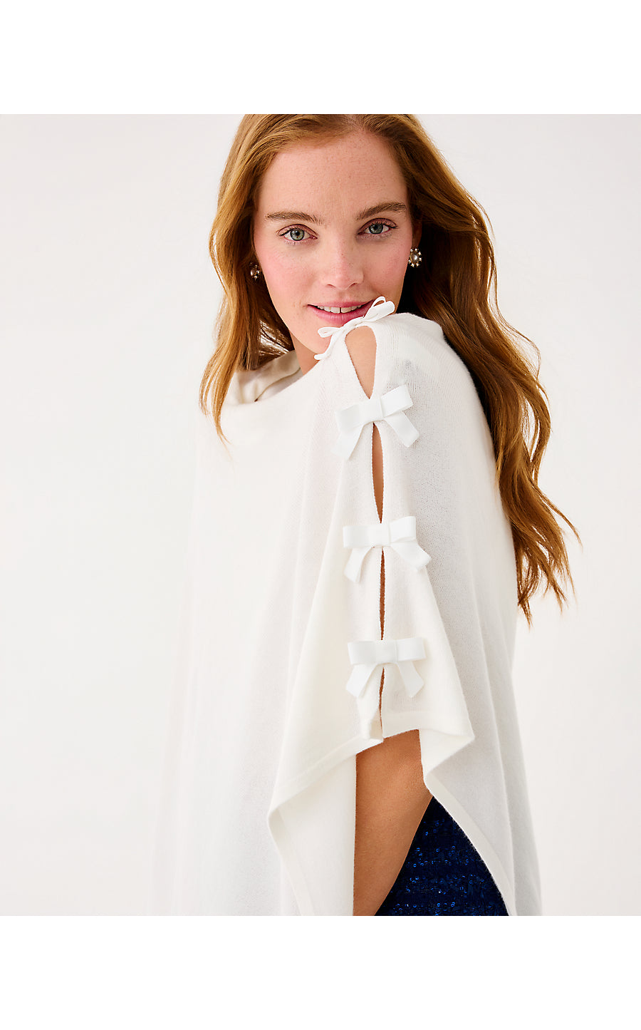 Harp Wrap with Bows - Coconut