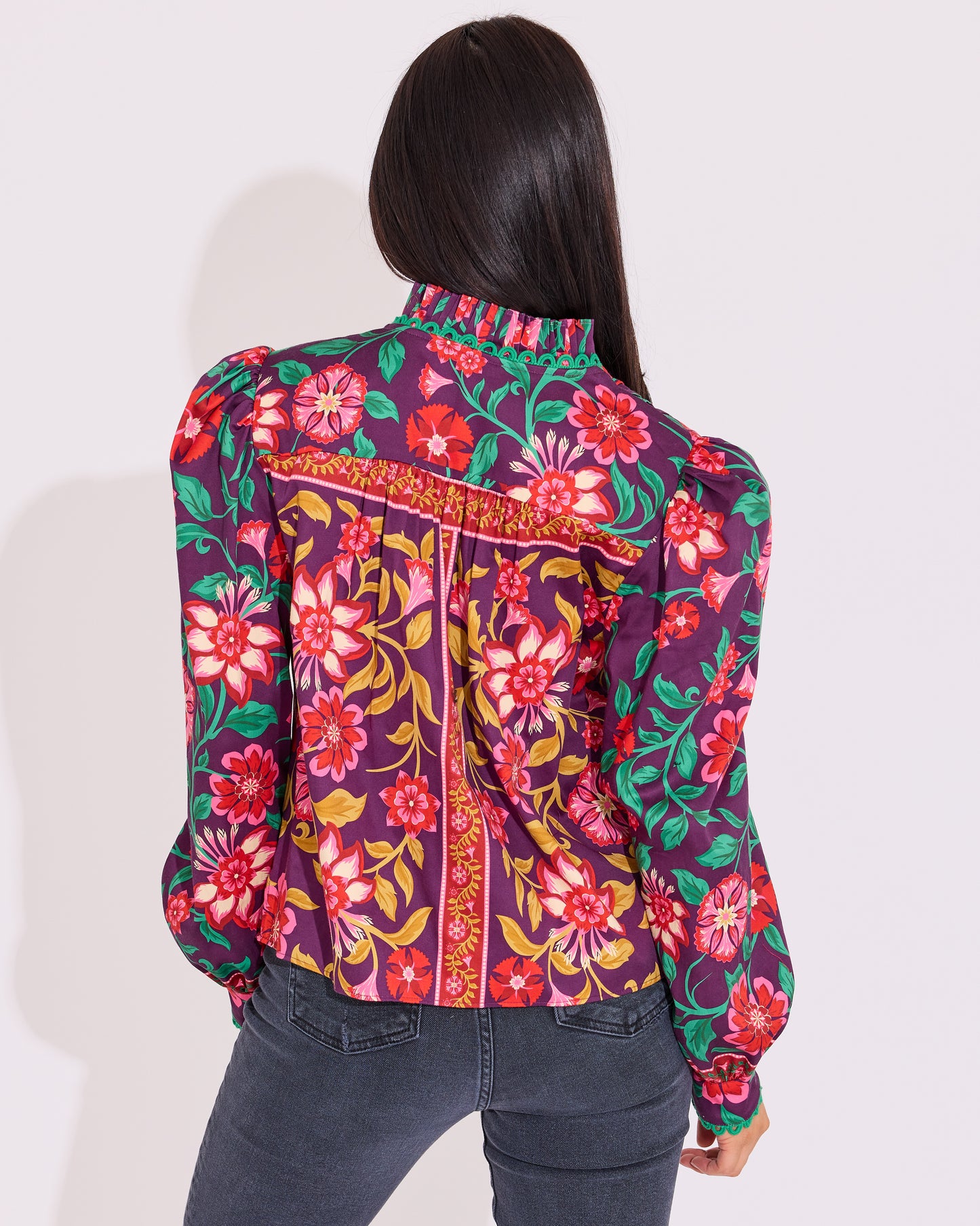 Oliver Top - Medieval Floral