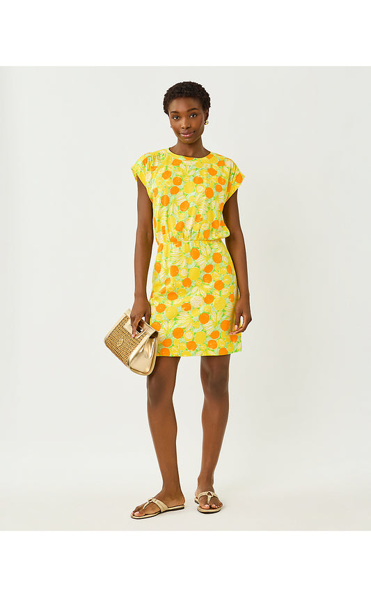 Melli Dress - Island Palm - Zesty