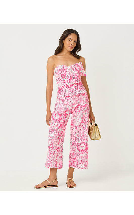 Mandalay Crop Pant - Cherry Blossom Pink - Fleur De Lilly