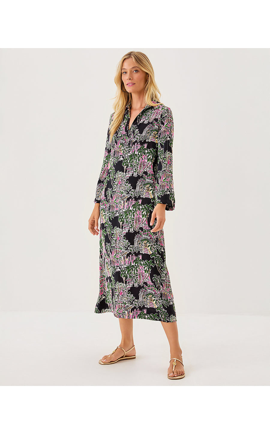 Simona Dress - Onyx - PB Anniversary Toile