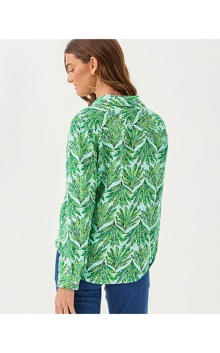 Sea View Button Down - Kitts Green - Shady Babe