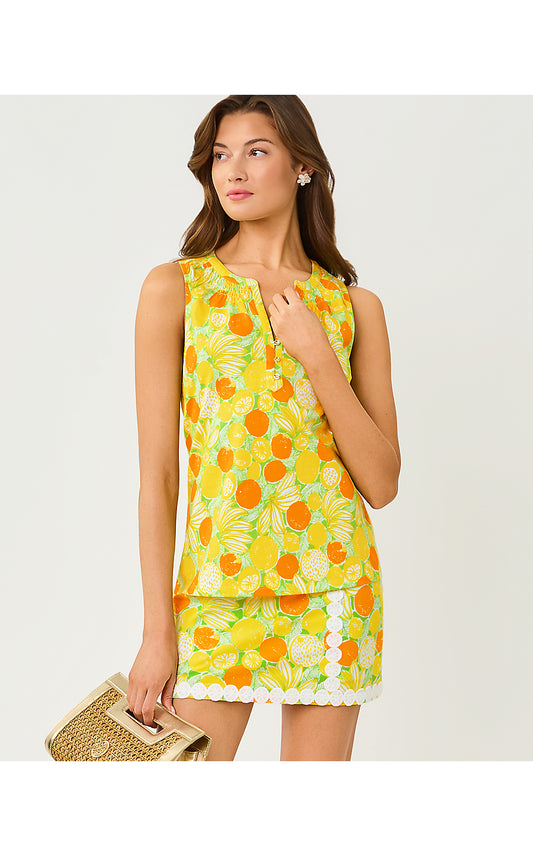 Michelina Skort - Island Palm - Zesty