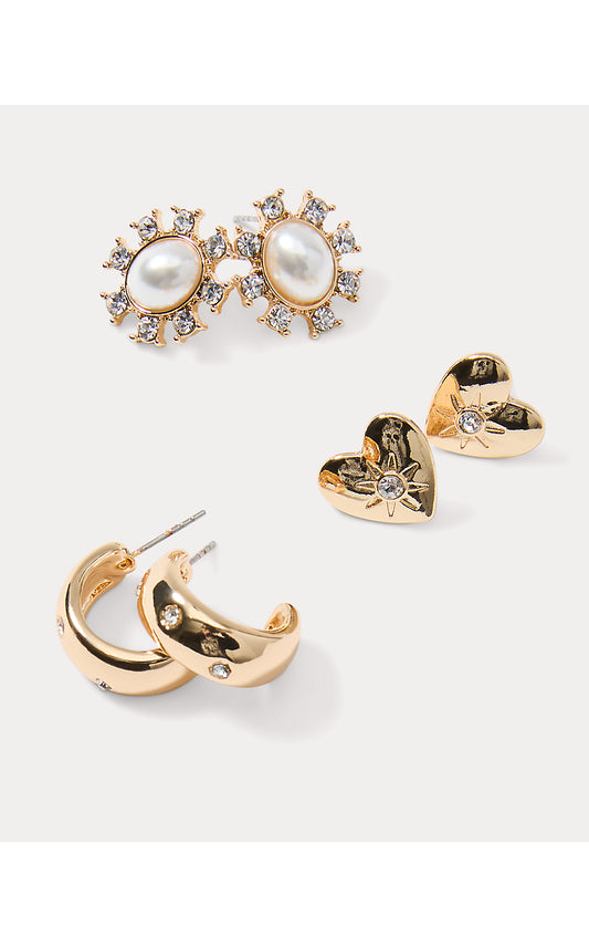 Spicy Socialite Earring - Gold Metallic