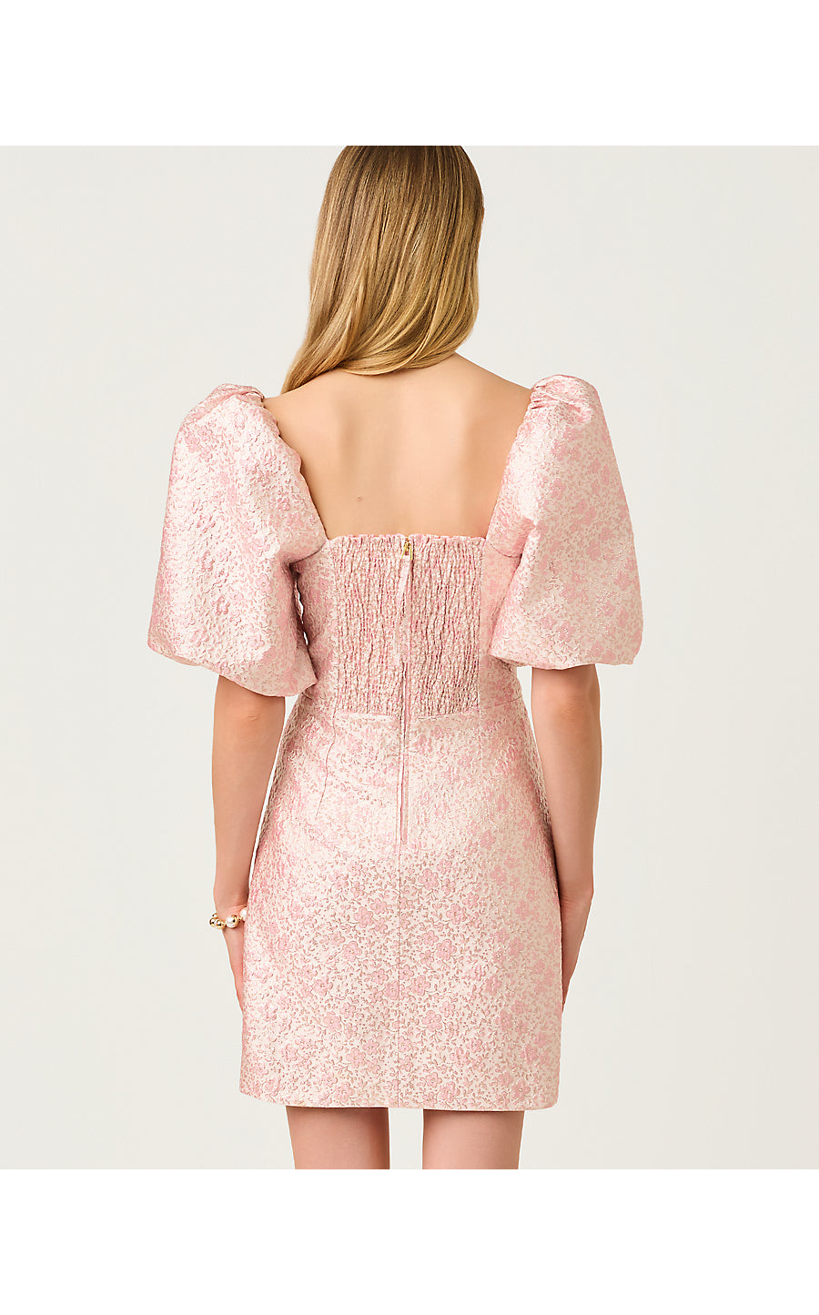 Justina Skirted Romper - Conch Shell Pink - Ritsy Ditsy