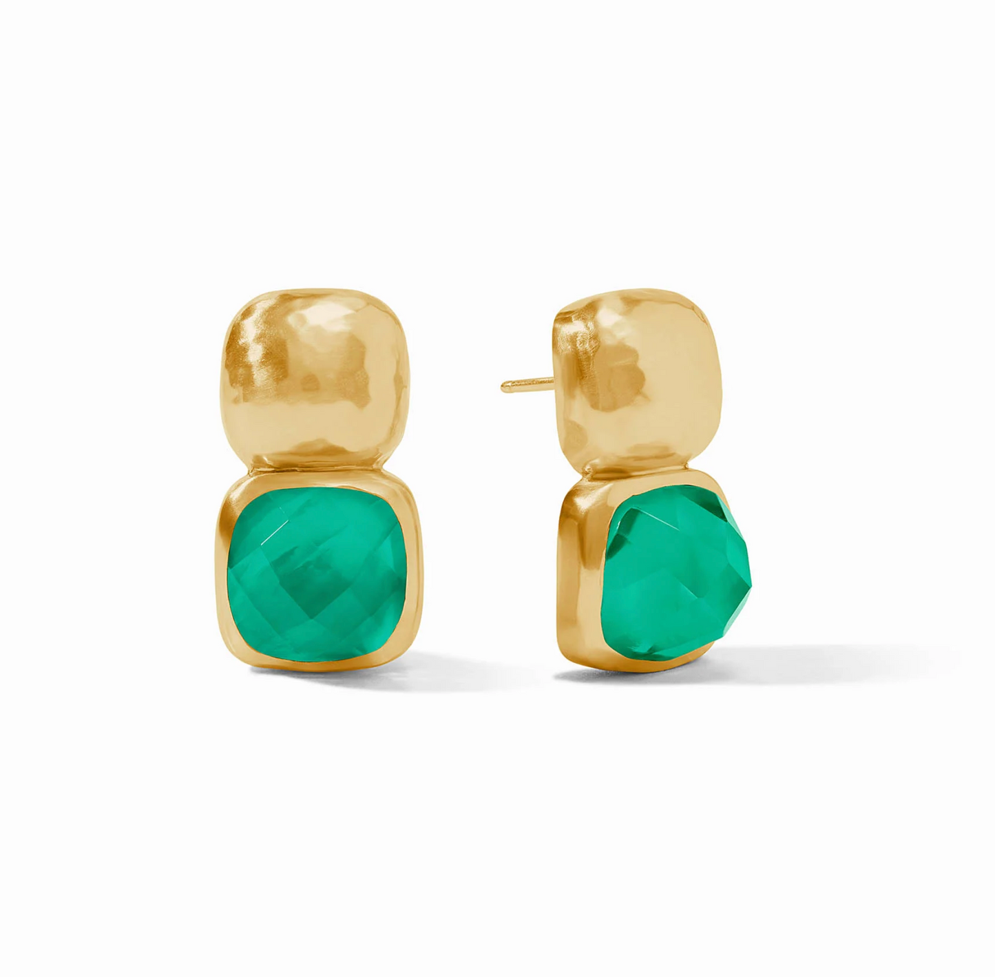 Catalina Earring - Iridescent Emerald Green