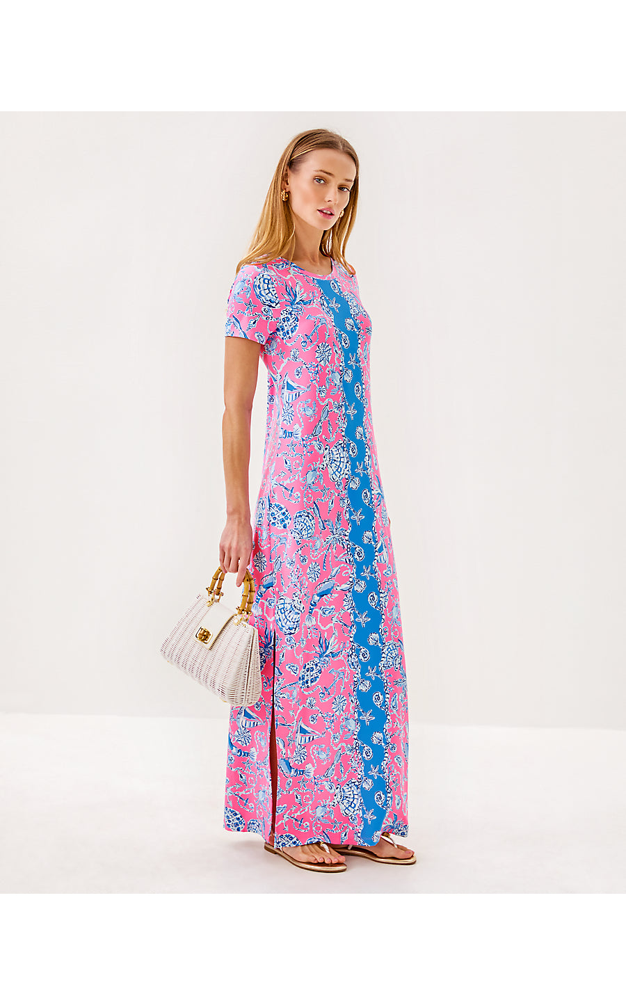 Kaden Maxi Dress - Rousseau Pink - Barefoot Beachcombers