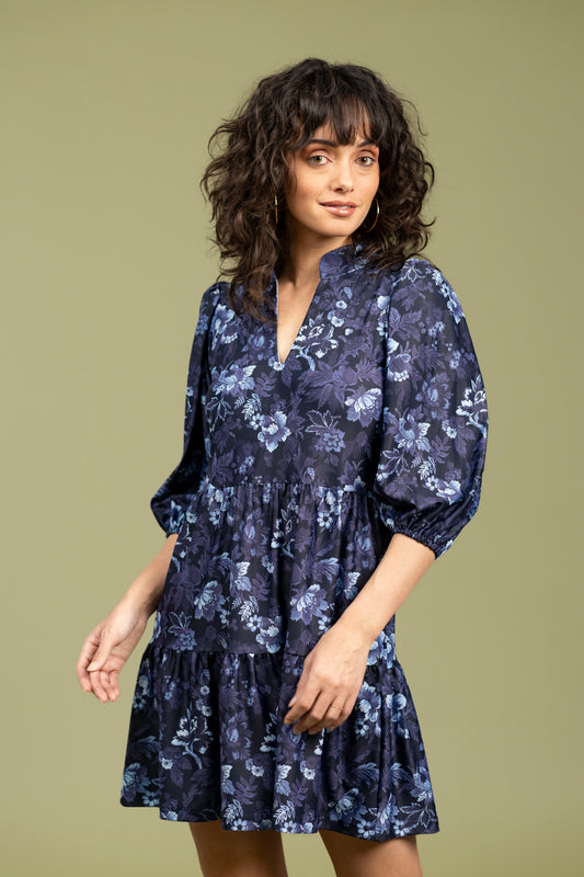 The Tory Dress - Royal Rose