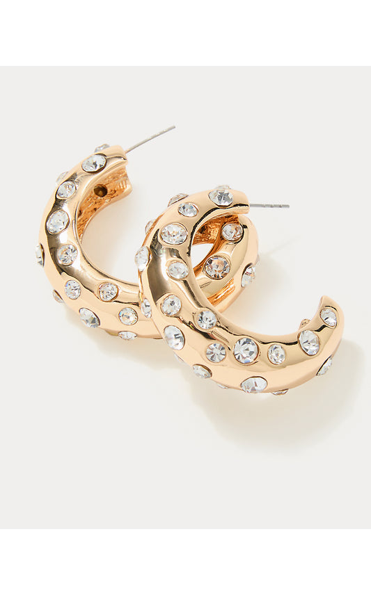 All Dahled Up Hoop Earrings