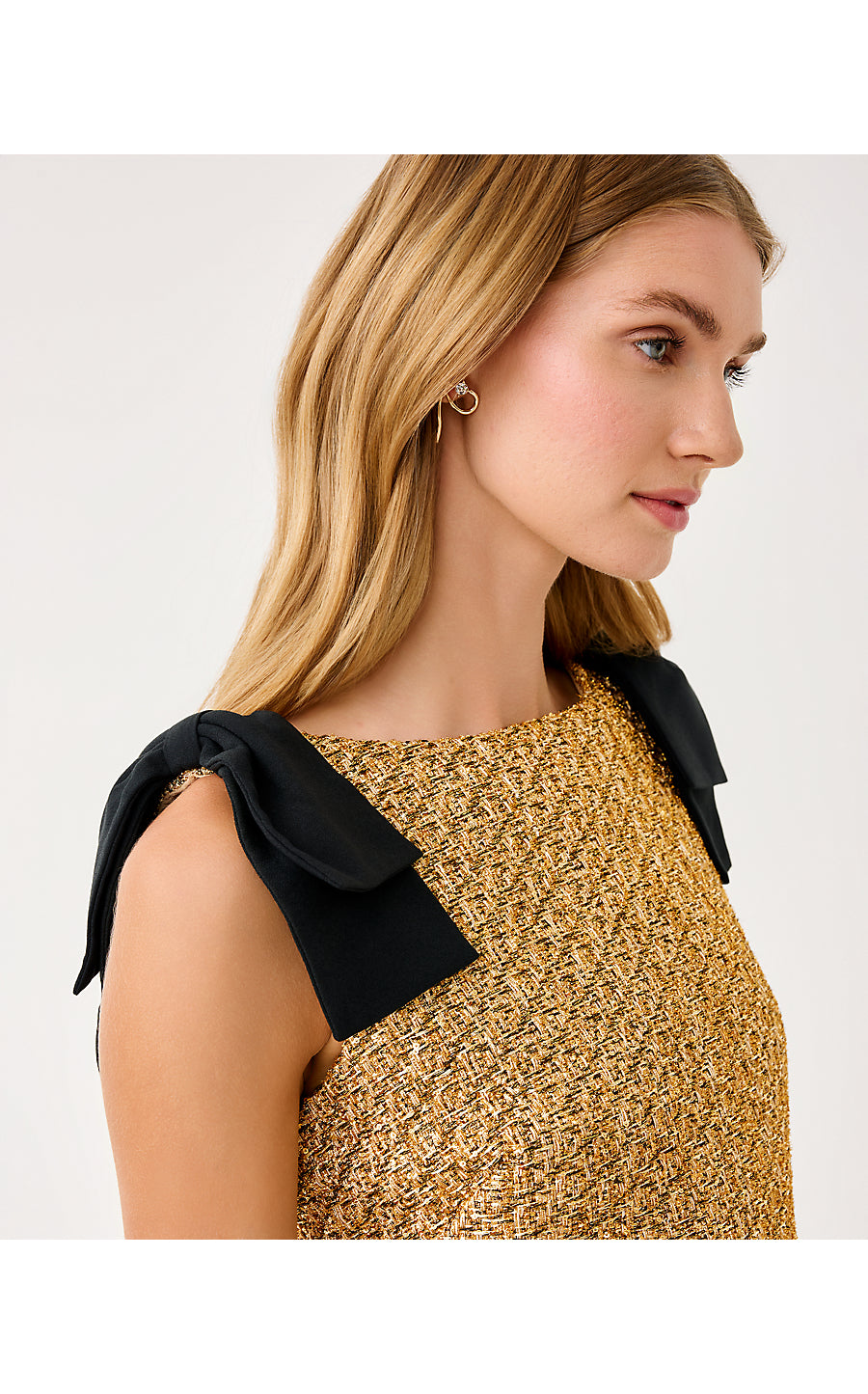 Cora Skirted Romper - Golden Glow Boucle