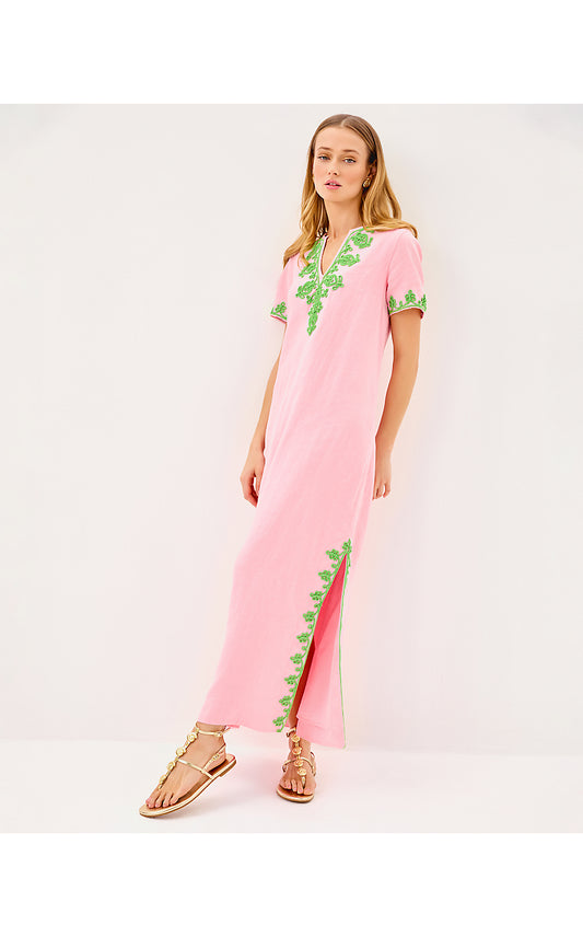 Ariella Maxi Dress - Conch Shell Pink