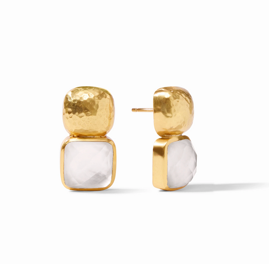 Catalina Earring - Iridescent Clear Crystal