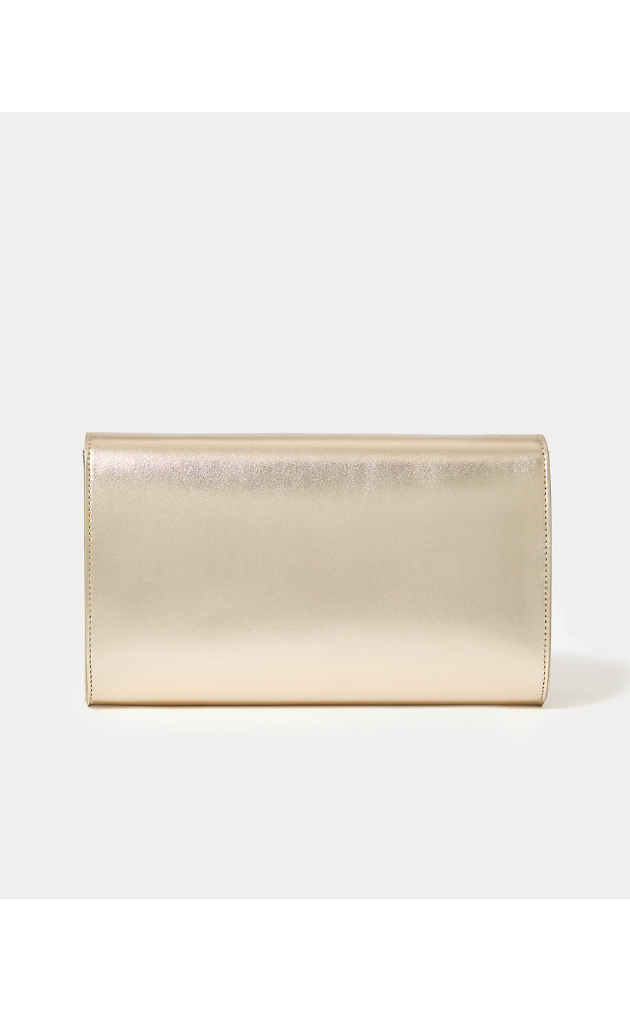Brit Leather Logo Clutch
