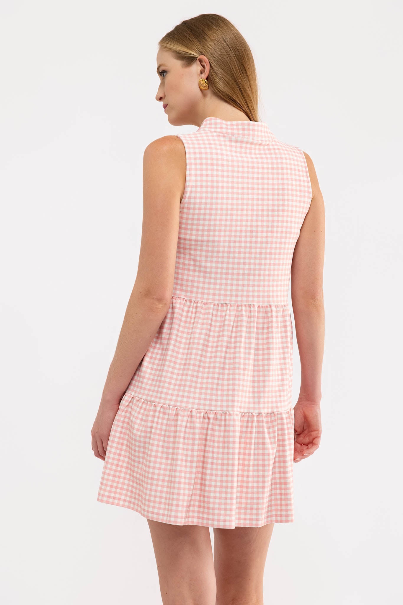 Tatum Dress - Pink Gingham