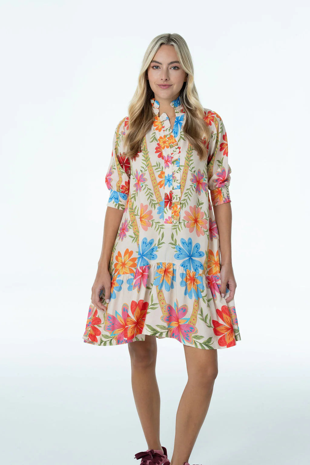 Gracie Mini Dress - Cream