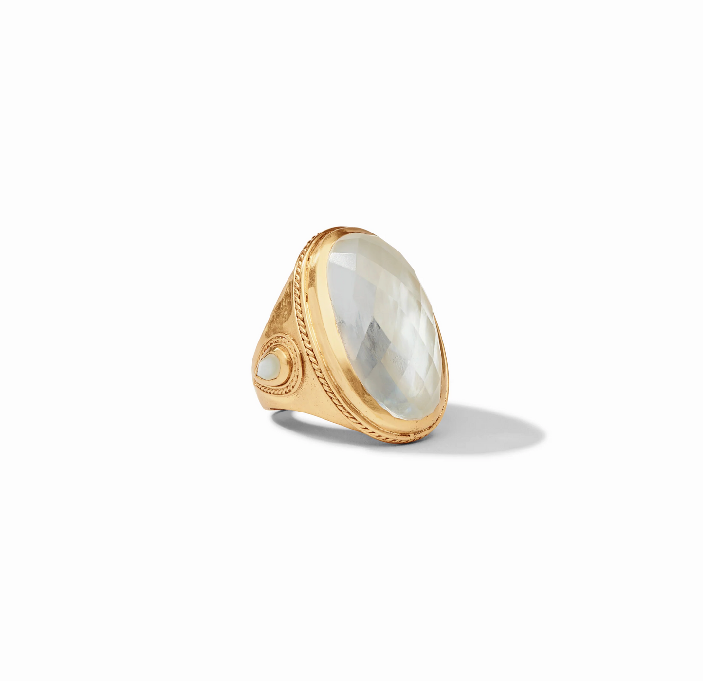 Cannes Statement Ring - Iridescent Clear Crystal