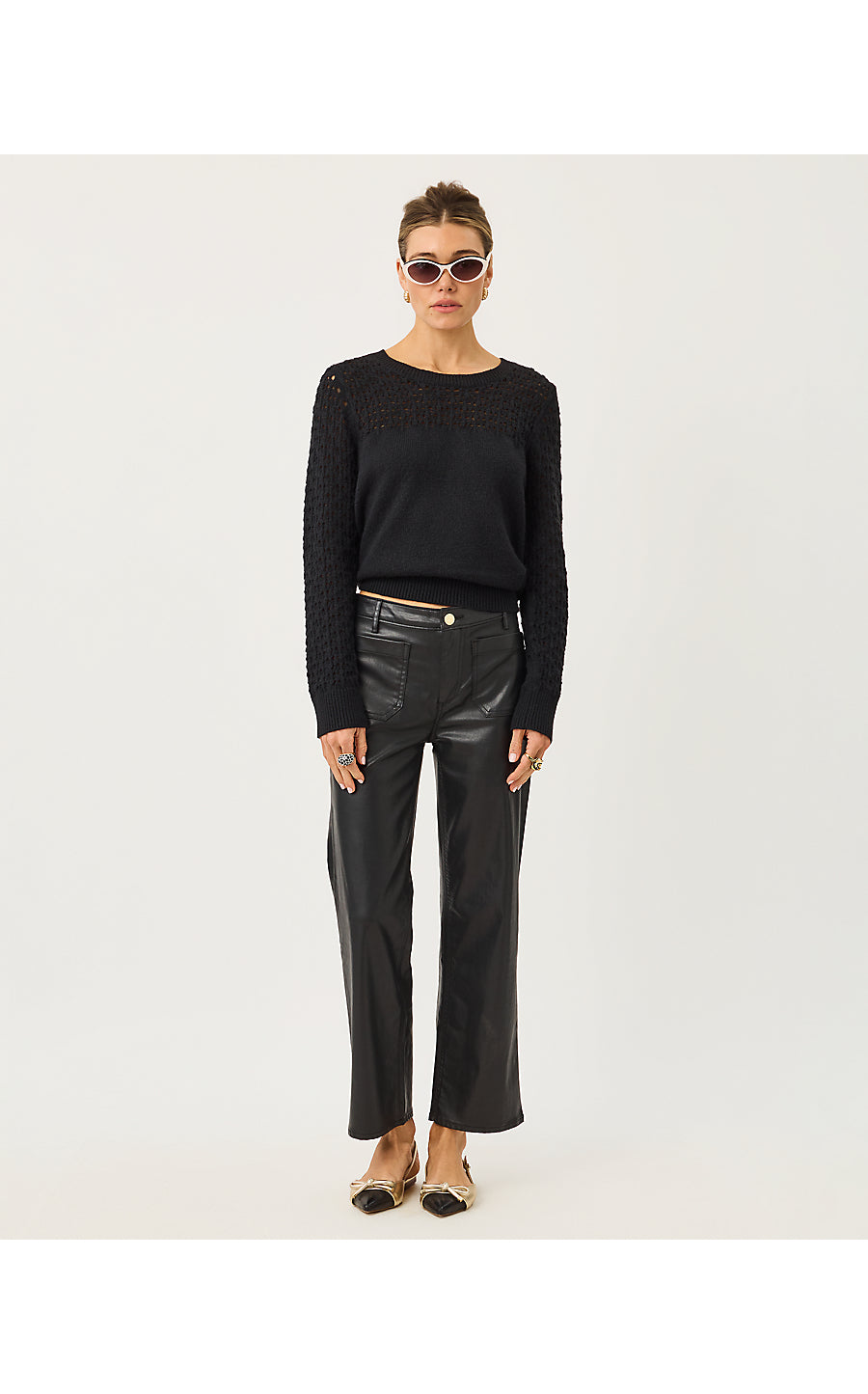 Harleen Coated Jean - Noir