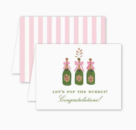 Champagne Congrats | Single Card