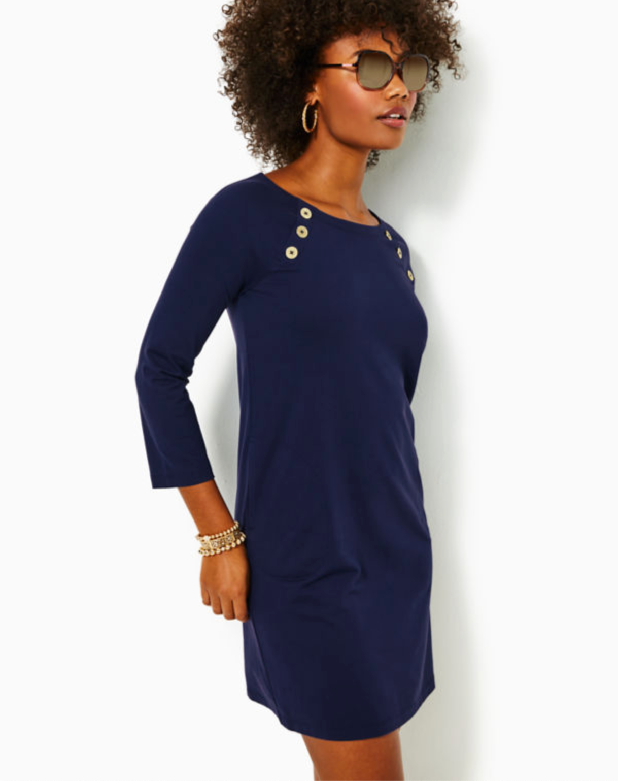 Kaelin UPF 50+ Dress - True Navy