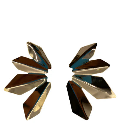 Many Moons Studs - Shiny 18K Gold Plated