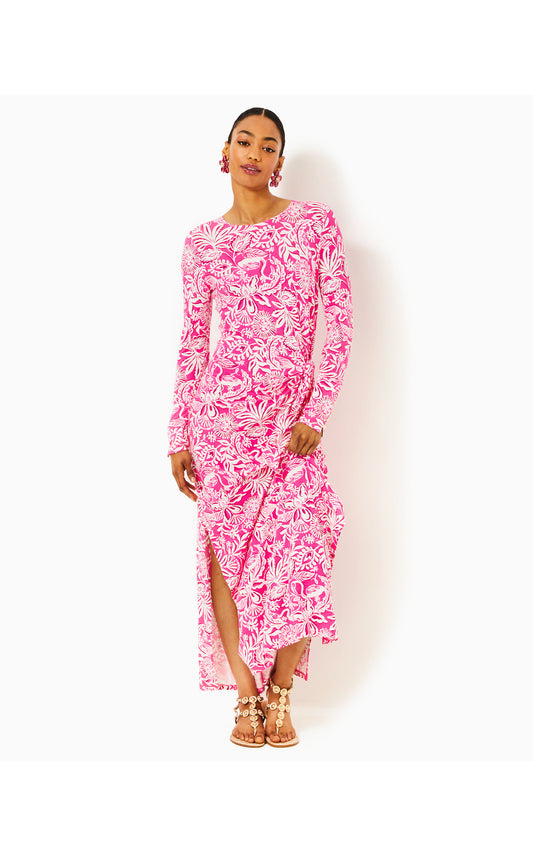 Bryson Long Sleeve Maxi Dress - Absolutely Flamazing