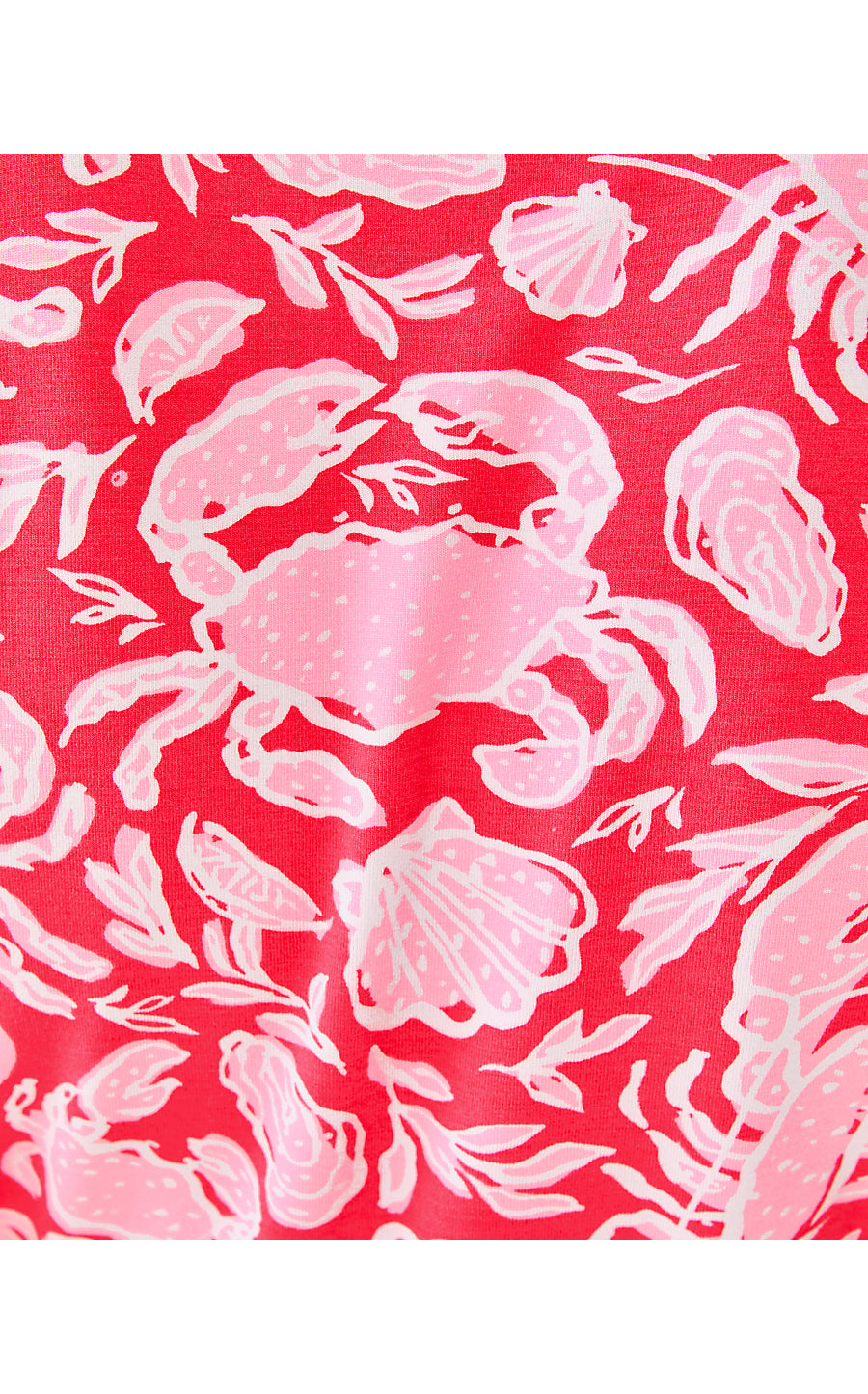 Ibby Romper - Cane Coral Crab Collab