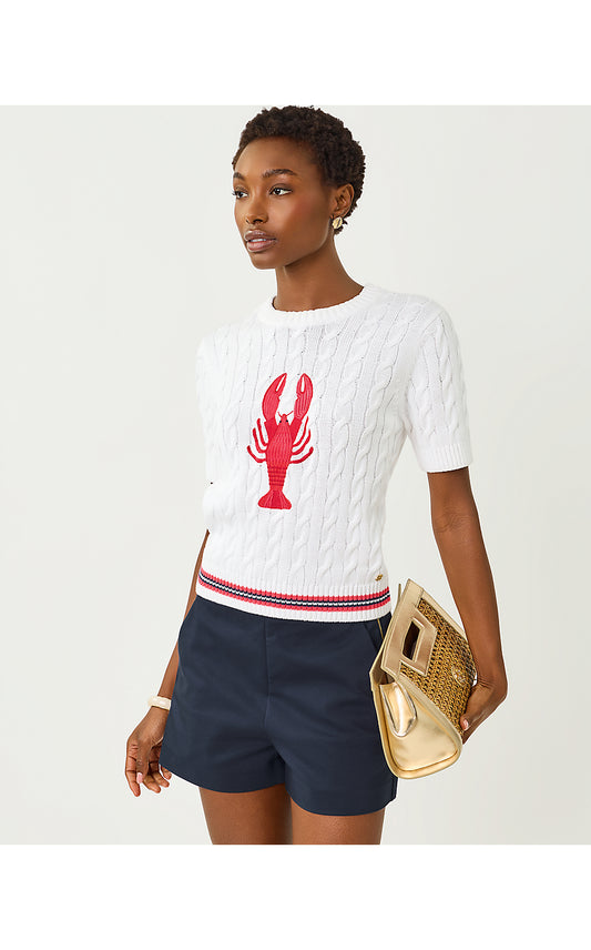 Miko Sweater - Lobster Embroidery