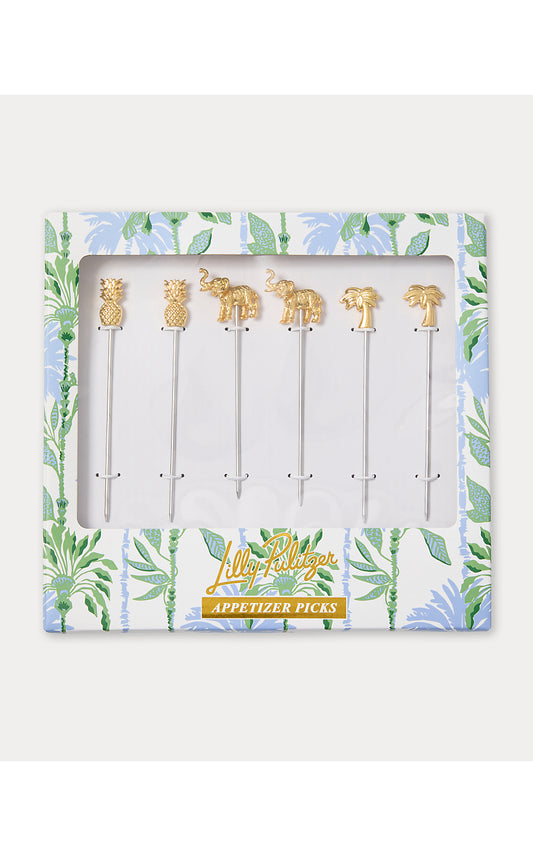 GWP APPETIZER PICKS - GOLD METALLIC