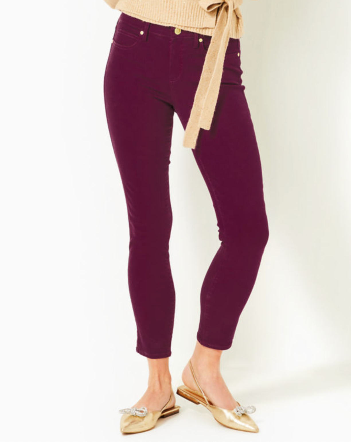 South Ocean High Rise Skinny - Amarena Cherry