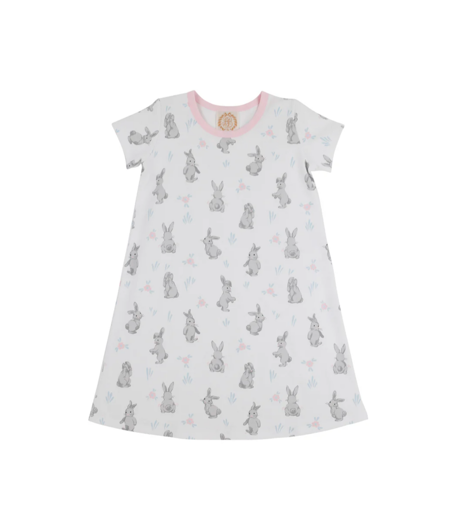 Polly Play Dress - Broad St. Bunnies  / Palm Beach Pink