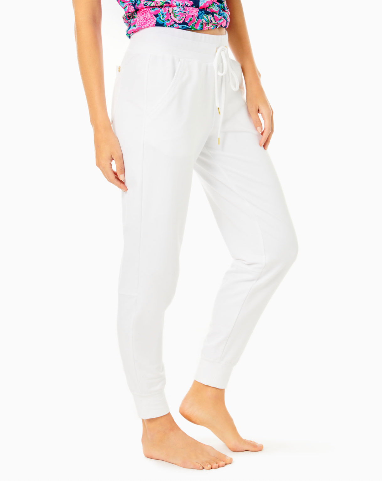 Hainsley Knit Pant - Resort White