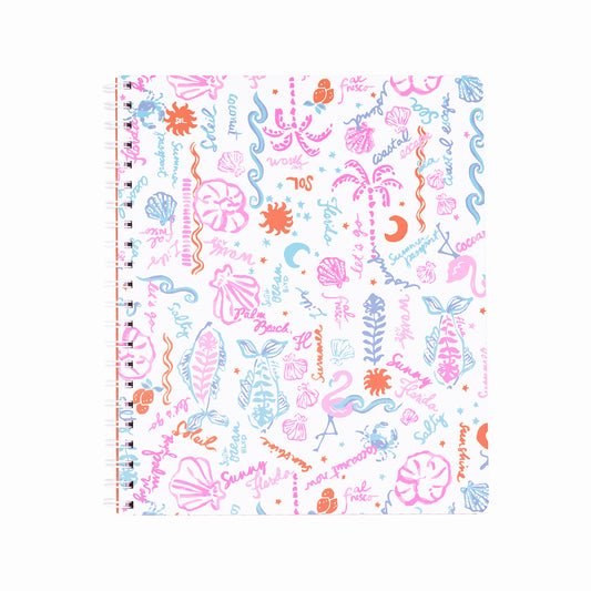 Large Notebook - Summer Serenade