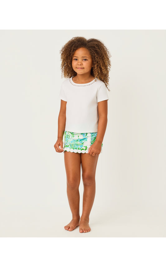Mini Michelina Skort - Capri Blue - Galloping Gals