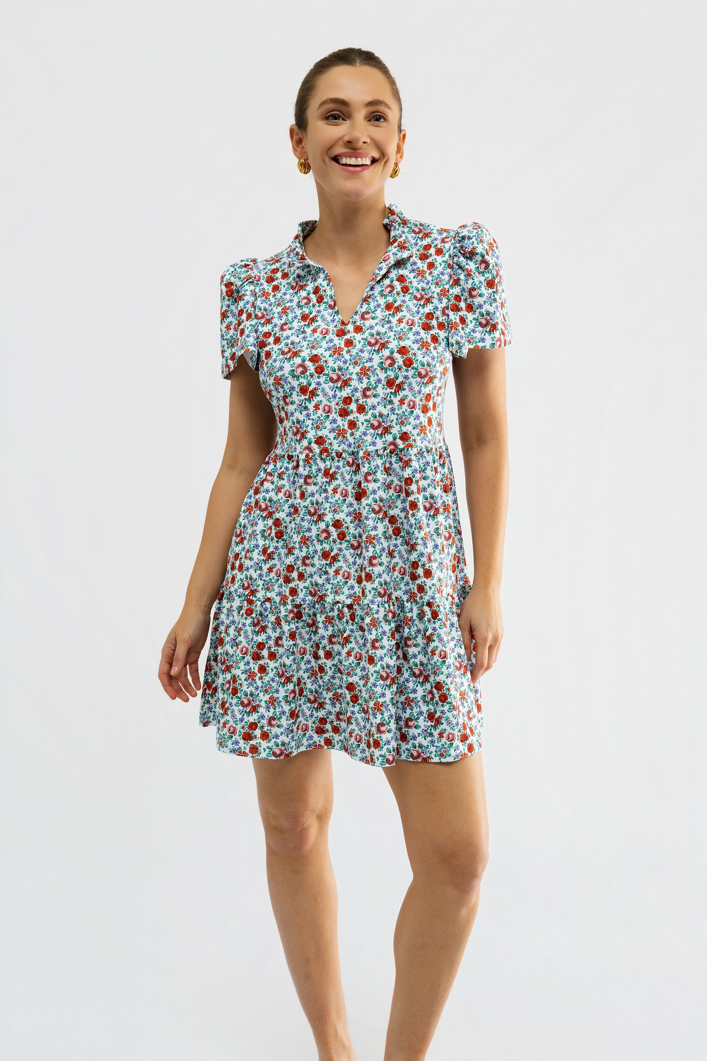 Navy Dress - Italian Porcelain