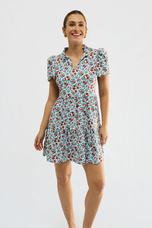 Navy Dress - Italian Porcelain