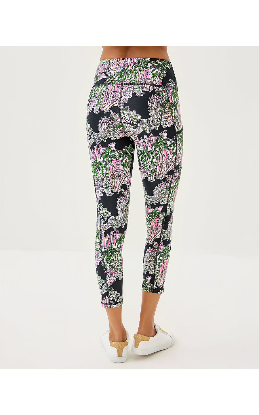 Weekender High Rise Midi Leggings - Onyx - PB Anniversary Toile