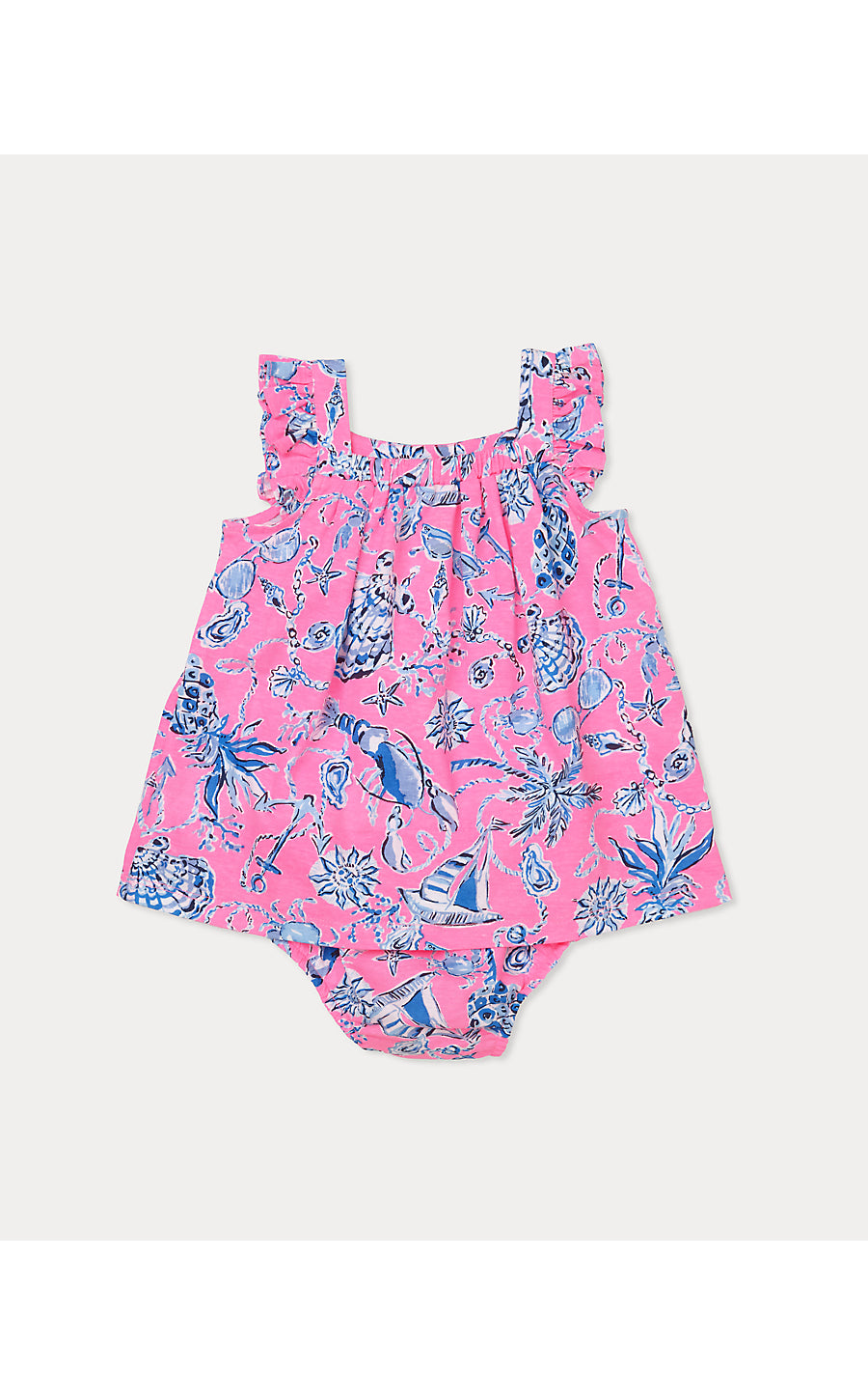 Plumeria Infant Dress - Barefoot Beachcombers